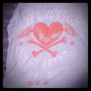 Racerback affliction tank top